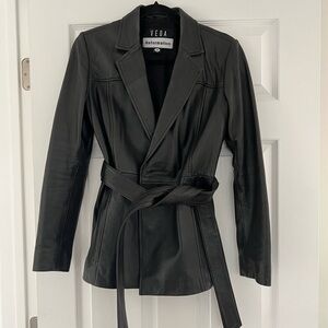 Reformation x Veda leather jacket